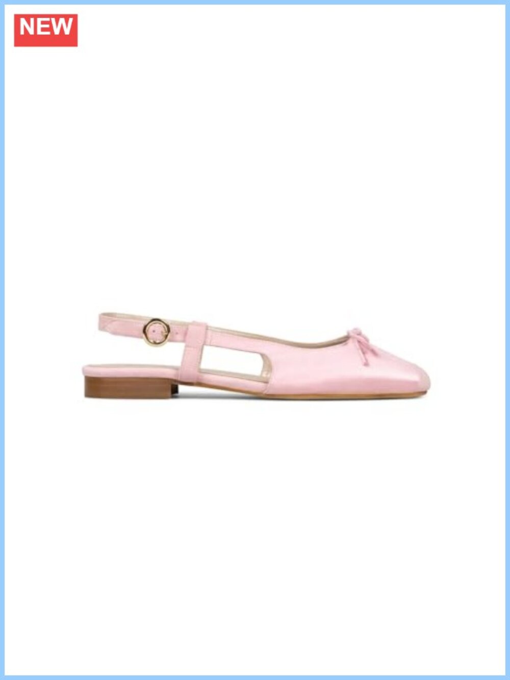 Women's Satin Ballet Flats with Bow Slingback Buckle Comfortable Dress Shoes